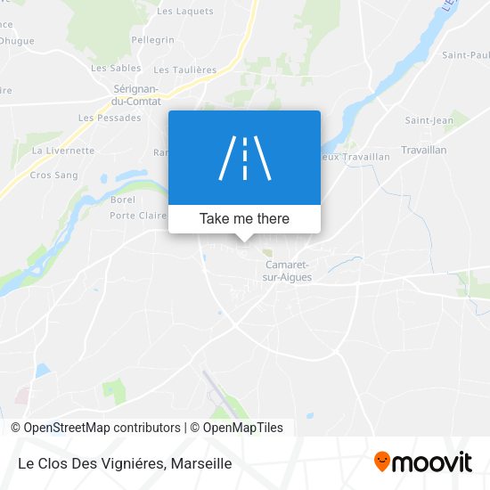 Le Clos Des Vigniéres map