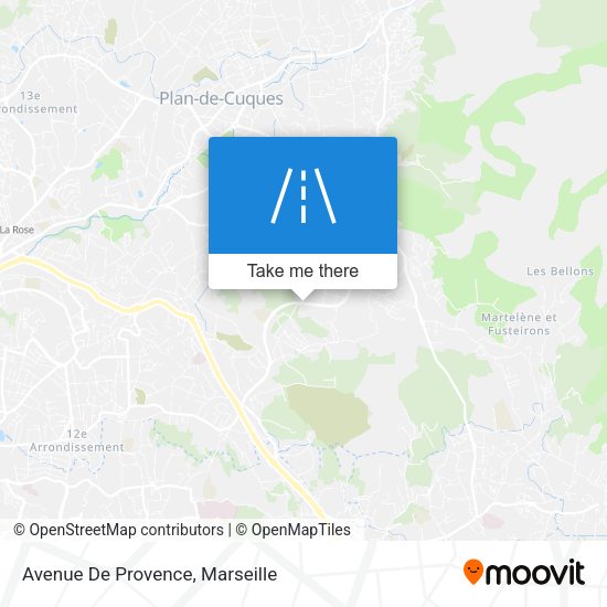 Avenue De Provence map