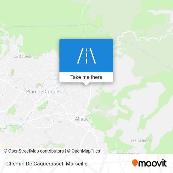 Chemin De Caguerasset map