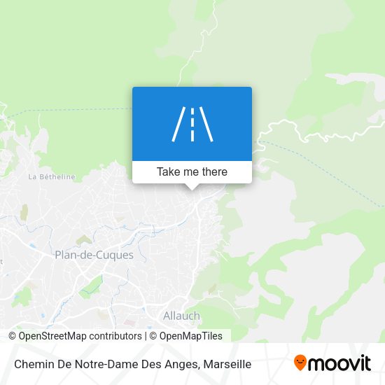Chemin De Notre-Dame Des Anges map