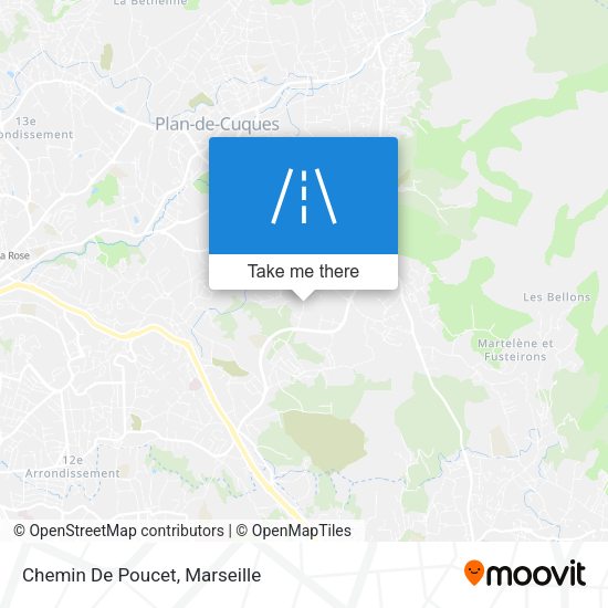 Chemin De Poucet map