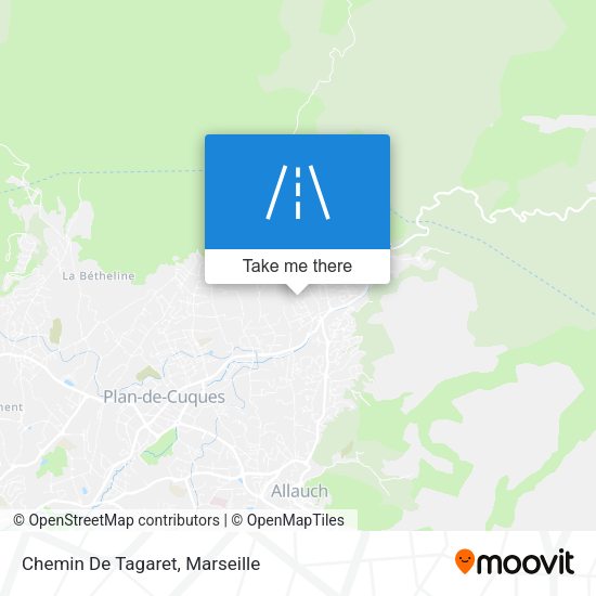 Chemin De Tagaret map