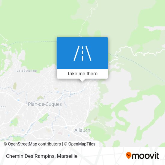 Chemin Des Rampins map