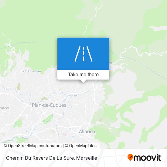 Chemin Du Revers De La Sure map