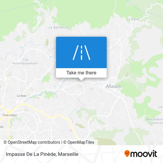 Impasse De La Pinède map