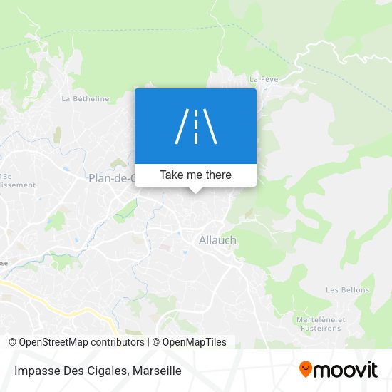 Impasse Des Cigales map