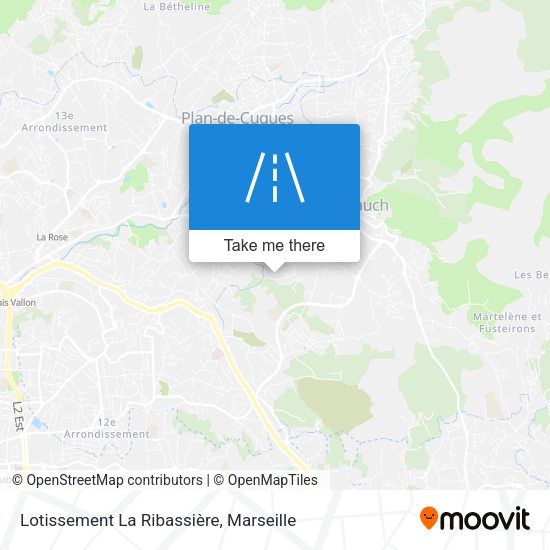 Lotissement La Ribassière map