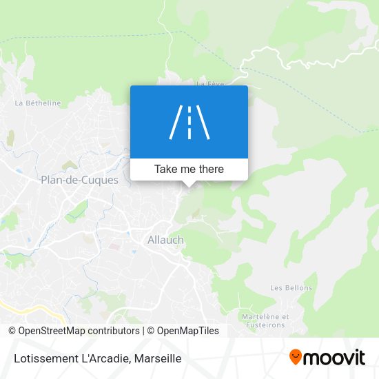 Lotissement L'Arcadie map