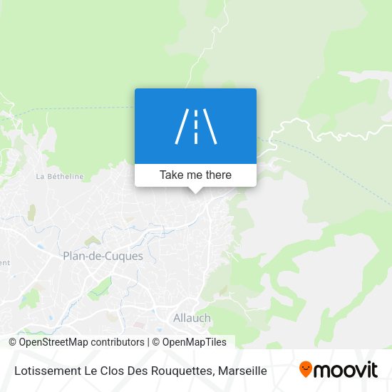 Lotissement Le Clos Des Rouquettes map