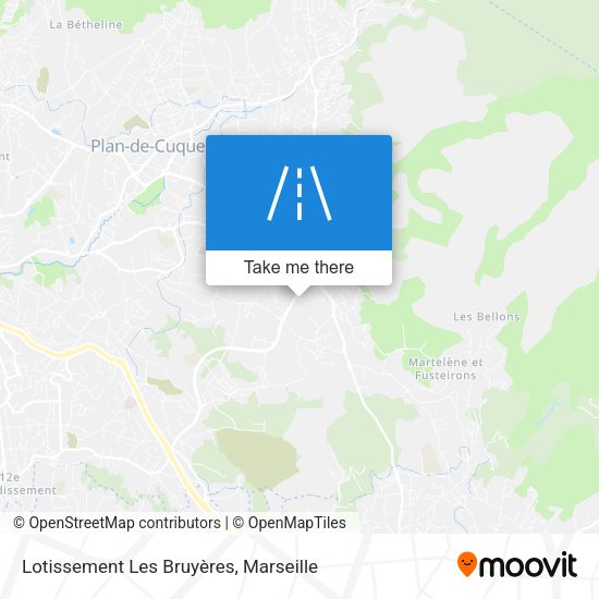 Lotissement Les Bruyères map