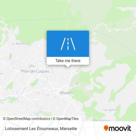 Lotissement Les Étourneaux map
