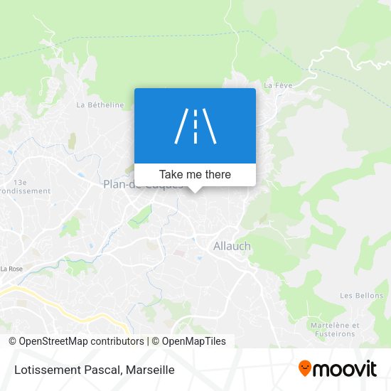 Lotissement Pascal map