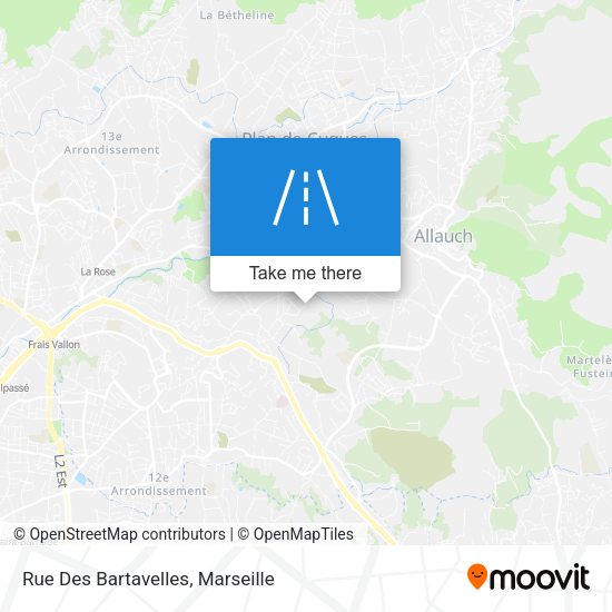 Rue Des Bartavelles map