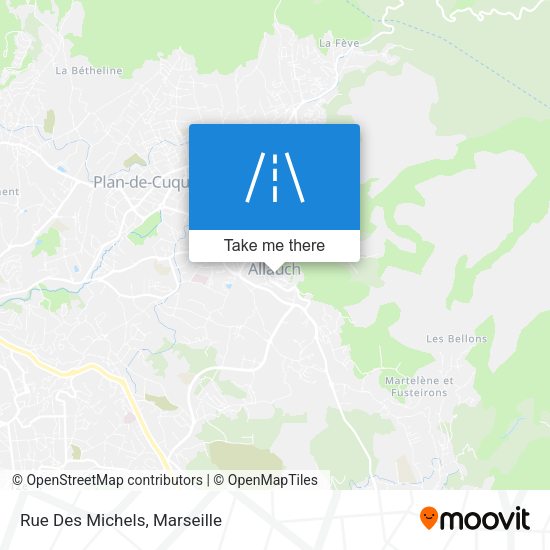Rue Des Michels map
