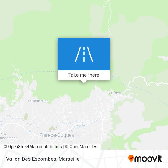 Vallon Des Escombes map