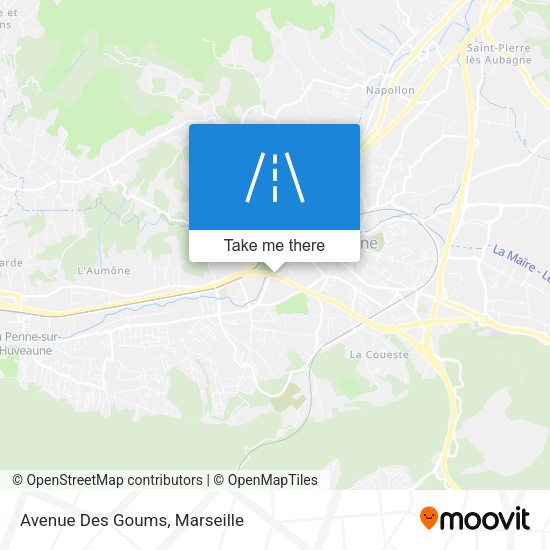 Avenue Des Goums map