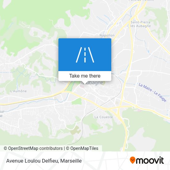 Avenue Loulou Delfieu map