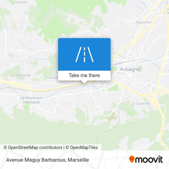 Avenue Maguy Barbaroux map