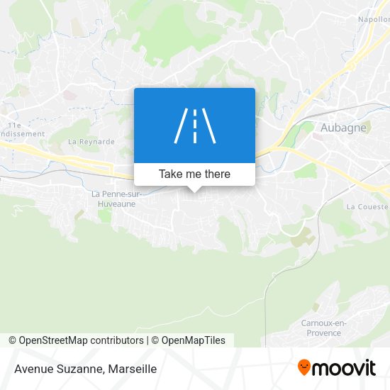 Avenue Suzanne map
