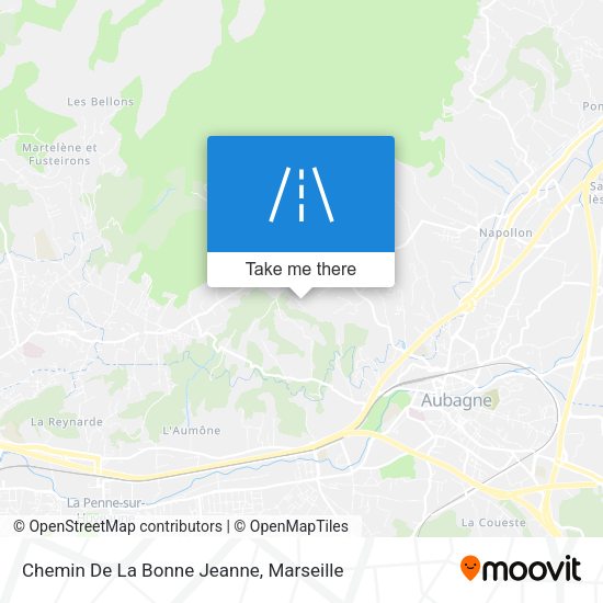 Chemin De La Bonne Jeanne map