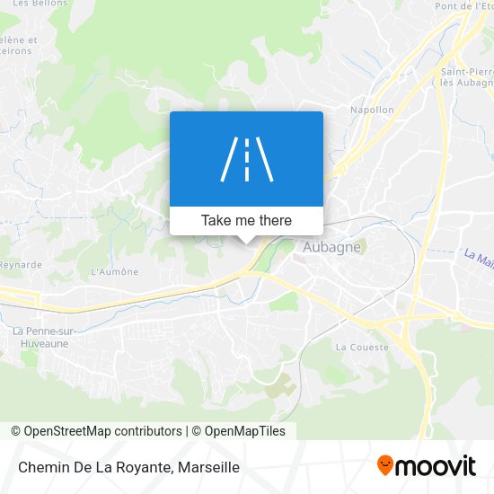 Chemin De La Royante map