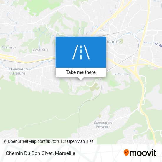 Chemin Du Bon Civet map