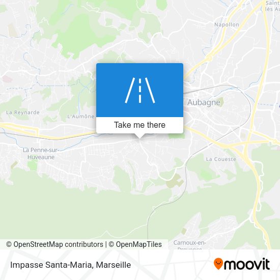 Impasse Santa-Maria map