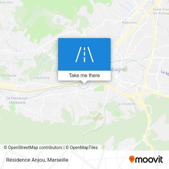 Résidence Anjou map