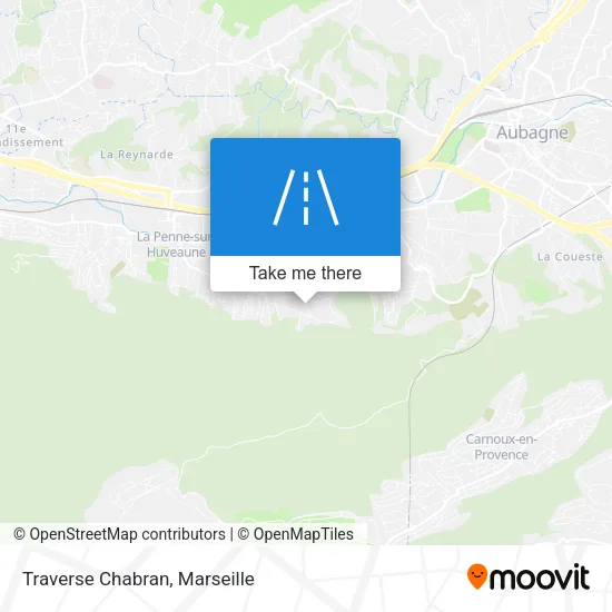 Traverse Chabran map