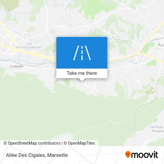 Allée Des Cigales map