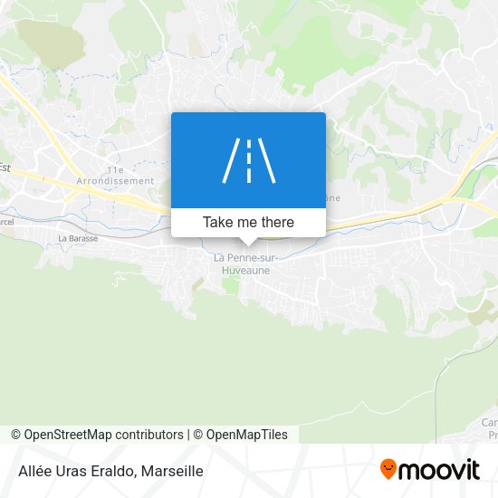 Allée Uras Eraldo map