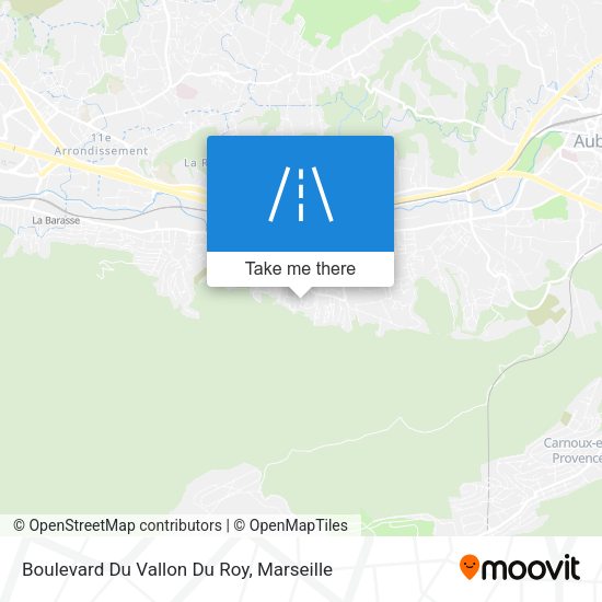 Boulevard Du Vallon Du Roy map