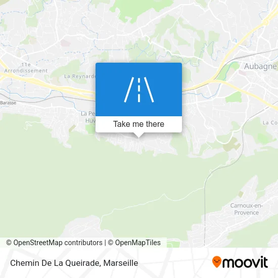 Chemin De La Queirade map