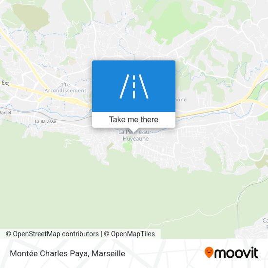 Montée Charles Paya map