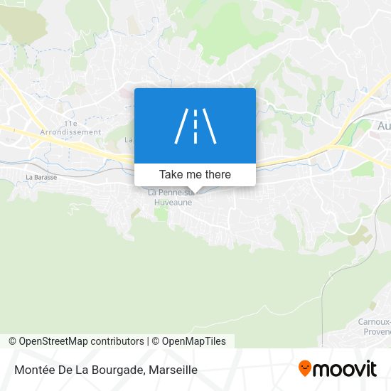Montée De La Bourgade map