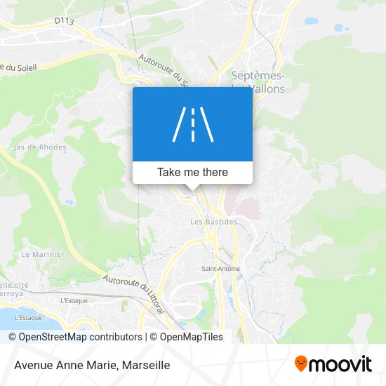 Avenue Anne Marie map