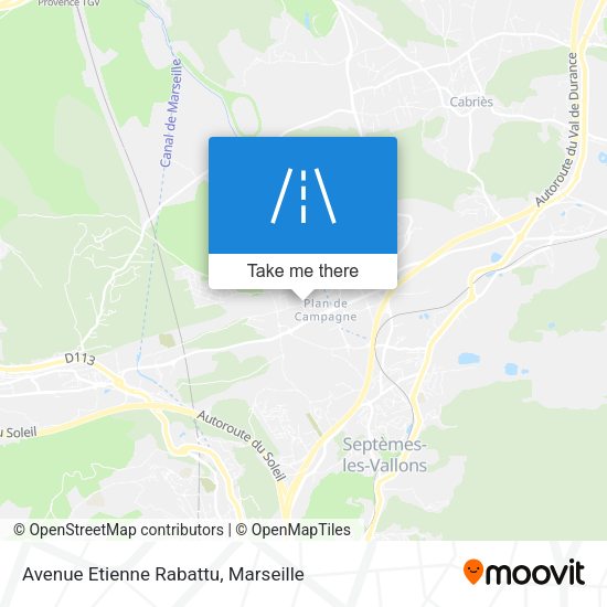 Avenue Etienne Rabattu map