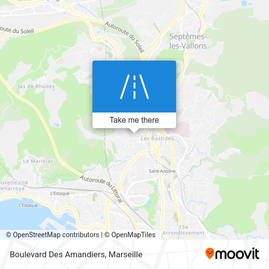 Boulevard Des Amandiers map