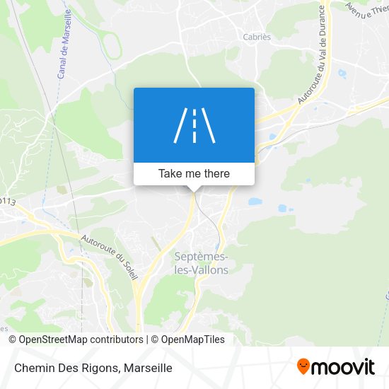 Chemin Des Rigons map