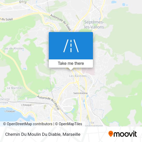 Chemin Du Moulin Du Diable map