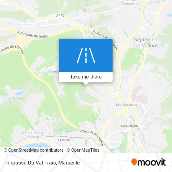 Impasse Du Val Frais map