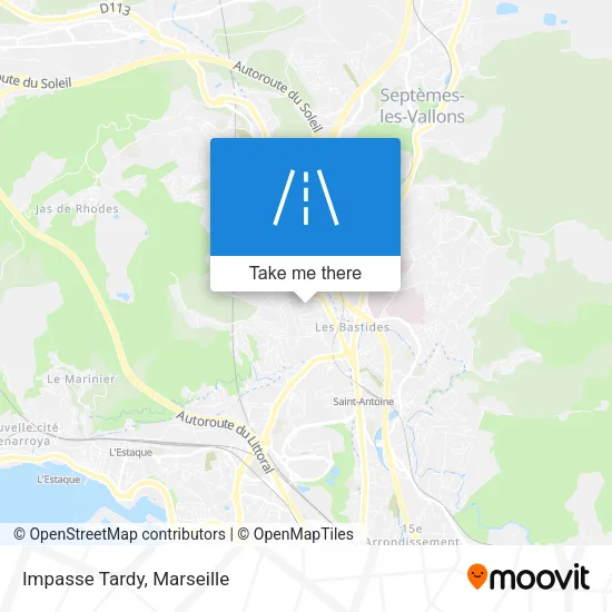 Impasse Tardy map