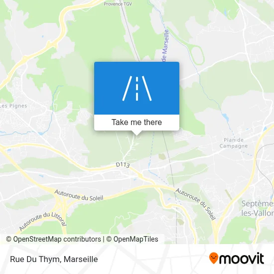 Rue Du Thym map