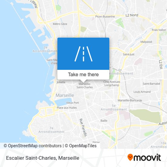 Escalier Saint-Charles map