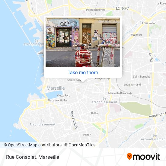 Mapa Rue Consolat