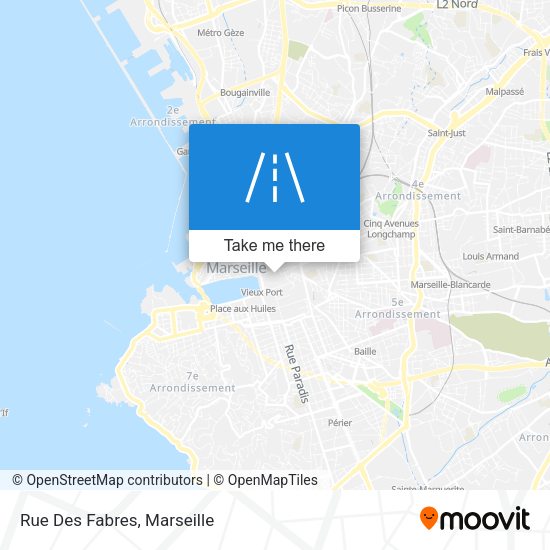 Rue Des Fabres map