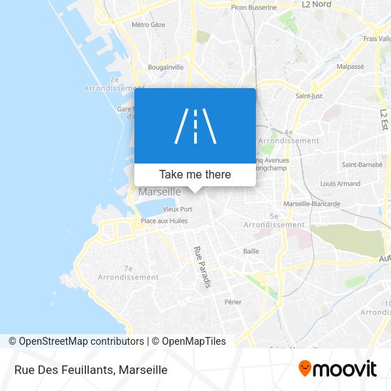 Rue Des Feuillants map