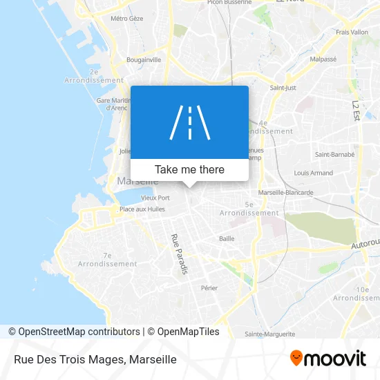 Rue Des Trois Mages map