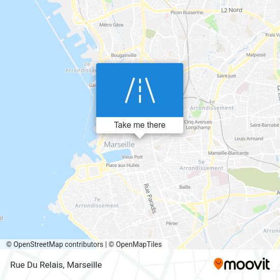 Rue Du Relais map
