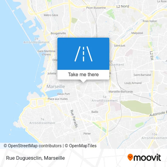 Rue Duguesclin map